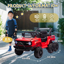 12V 6-Wheel Electric Ride-On Truck Toy with Remote Control for Kids Ages 3-5 Magic Cars 6