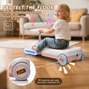 12V Battery-Powered Kids Electric Ride-On Cleaning Go Kart with LED Lights and Music Magic Cars 6