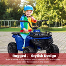 12V Electric Kids Ride-On 4 Wheeler Quad ATV with LED Headlights Magic Cars 11