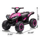 12V Kids Electric Ride-On ATV Car with Remote Control, LED Lights, Music, and 2-Speed Settings Magic Cars 8
