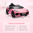 12V Electric Battery-Powered Kids Ride-On Sports Car with Remote Control Magic Cars 21