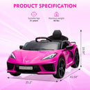 12V Electric Battery-Powered Kids Ride-On Sports Car with Remote Control Magic Cars 6