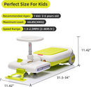 12V Electric Kids Ride-On Go Kart with Battery, Music, and Cleaning Mop Toy Magic Cars 1