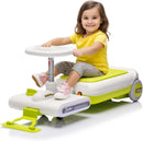 12V Electric Kids Ride-On Go Kart with Battery, Music, and Cleaning Mop Toy Magic Cars 6