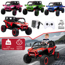 12V Electric Kids Ride-On UTV Style Car with 2 Seats, 3 Speeds, LED Lights, MP3 Player, and Remote Control Magic Cars 7