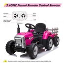 12V Kids Electric Ride-On Tractor with Remote Control and Rechargeable Battery, Includes Trailer Magic Cars 9