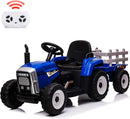 12V Electric Kids Ride-On Tractor with Trailer, Remote Control and LED Headlights Magic Cars 1