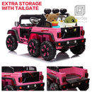 12V Electric Kids Ride-On Truck with Remote Control, DIY Stickers, and 6 Wheels Magic Cars 3