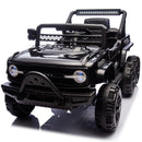 12V Electric Ride-On Truck for Kids with Remote Control, 6-Wheel Suspension, Black Magic Cars 13