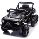 12V Electric Ride-On Truck for Kids with Remote Control, 6-Wheel Suspension, Black Magic Cars 19