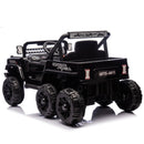 12V Electric Ride-On Truck for Kids with Remote Control, 6-Wheel Suspension, Black Magic Cars 2