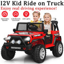 12V Electric Kids Ride-On Jeep Toy Truck with Remote Control and MP3 – Red Magic Cars Variant 0