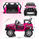 12V Electric 2-Seater Kids Ride-On Jeep Truck with Remote Control Magic Cars 9