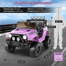 12V Kids Electric Ride-On Truck with 3-Speed Remote Control and LED Lights Magic Cars 13