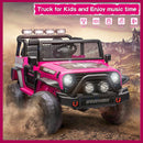 12V Electric 2-Seater Kids Ride-On Jeep Truck with Remote Control Magic Cars 9