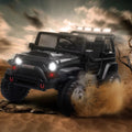 12V Electric 2-Seater Kids Ride-On Jeep Truck with Remote Control Magic Cars Variant 0