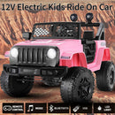 12V Kids Electric Ride-On 2-Seater Jeep Truck with Remote Control Magic Cars 5