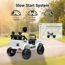 12V Electric Kids Ride-On Jeep Truck Toy with Remote Control and 2-Seater Design Magic Cars 14