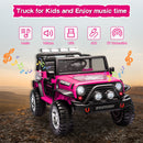 12V Electric Kids Ride-On Off-Road Jeep Truck with 2 Seats and Remote Control Magic Cars 2