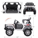 12V Electric 2-Seater Kids Ride-On Jeep with Remote Control Toy Car Magic Cars 8