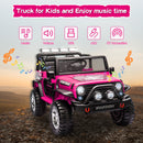 12V 2-Seater Kids Electric Ride-On Jeep Car with USB, Bluetooth, and Remote Control Magic Cars 3