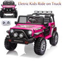 12V Electric Kids Ride-On Jeep Truck with 2 Seats Off-Road Vehicle and Remote Control Magic Cars Variant 0