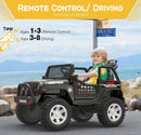 12V Kids Electric Ride-On Jeep Truck with Remote Control, LED Lights, and MP3 Player Off-Road Vehicle Magic Cars 1