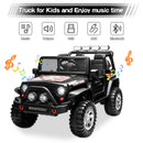 12V Kids Electric Ride On Jeep Truck, 2 Seater Vehicle with Remote Control Magic Cars 1