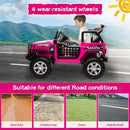 12V Electric 2-Seater Kids Ride-On Jeep Truck with Remote Control Toy Vehicle Magic Cars 4