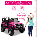 12V Electric 2-Seater Kids Ride-On Jeep Truck with Remote Control Toy Vehicle Magic Cars 8