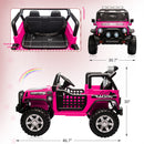 12V Electric 2-Seater Kids Ride-On Jeep Truck with Remote Control Toy Vehicle Magic Cars 9