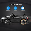 12V Kids Electric Ride-On Car Licensed Audi RS e-tron GT in Black Magic Cars 4
