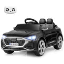 12V Licensed Audi SQ8 Black Ride-On Car for Kids with Remote Control and Three Speed Settings Magic Cars 2