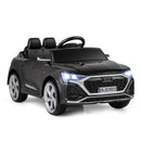 12V Licensed Audi SQ8 Black Ride-On Car for Kids with Remote Control and Three Speed Settings Magic Cars Variant 0
