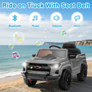 12V Electric Powered Ride-On Chevrolet Colorado Toy Car for Kids - Gray Magic Cars 6
