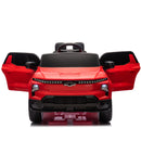 12V Kids Electric Ride-On Truck Toy with Remote Control Licensed Silverado Design Magic Cars 12
