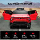 12V Kids Electric Ride-On Truck Toy with Remote Control Licensed Silverado Design Magic Cars 3