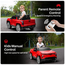12V Kids Electric Ride-On Truck Toy with Remote Control Licensed Silverado Design Magic Cars 5