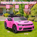 12V Electric Licensed Dodge Charger Ride-On Car for Kids with Remote Control Magic Cars 4