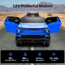 12V Kids Licensed Silverado Electric Ride-On Truck Toy with Remote Control Magic Cars 3