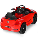 12V Licensed Volkswagen Beetle Kids Ride-On Car with Music and Remote Control Red Magic Cars 8