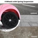 12V Kids Ride-On Volkswagen Beetle Car with Remote Control and Music Pink Magic Cars 7