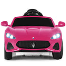 12V Kids Ride-On Maserati GranCabrio Car with Remote Control and Lights Pink Magic Cars 10