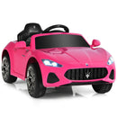 12V Kids Licensed Maserati GranCabrio Ride-On Car with Remote Control and Lights Pink Magic Cars 9