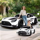 12V Black Mercedes-AMG GT3 Licensed Ride-On Car for Kids with Adjustable Speed Magic Cars 6