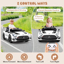 12V Black Mercedes-AMG GT3 Licensed Ride-On Car for Kids with Adjustable Speed Magic Cars 9