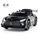 12V Black Mercedes-AMG GT3 Licensed Ride-On Car for Kids with Adjustable Speed Magic Cars Variant 0
