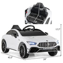 12V Remote-Controlled Mercedes-Benz AMG CLA 45 Ride-On Car for Kids - White Magic Cars 3