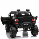 12V Kids Ride-On Police Truck with Remote Control, LED Lights, and MP3 – Black Magic Cars 9