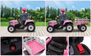 12V Electric Battery-Powered Kids Ride-On Tractor with Trailer and Remote Control Magic Cars 9